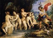 GIuseppe Cesari Called Cavaliere arpino Diana and Actaeon painting